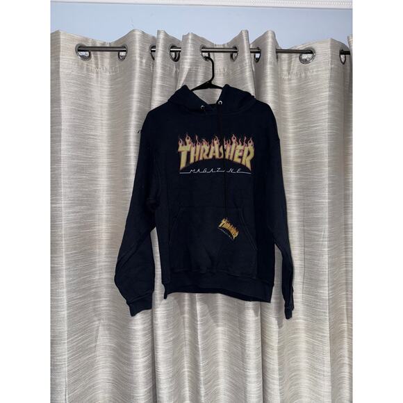 Thrasher inferno black hoodie medium - Picture 1 of 5